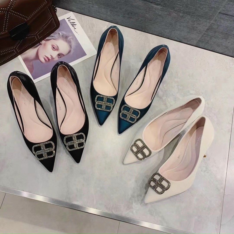 Giày cao 9cm mặt đá BB cao cấp