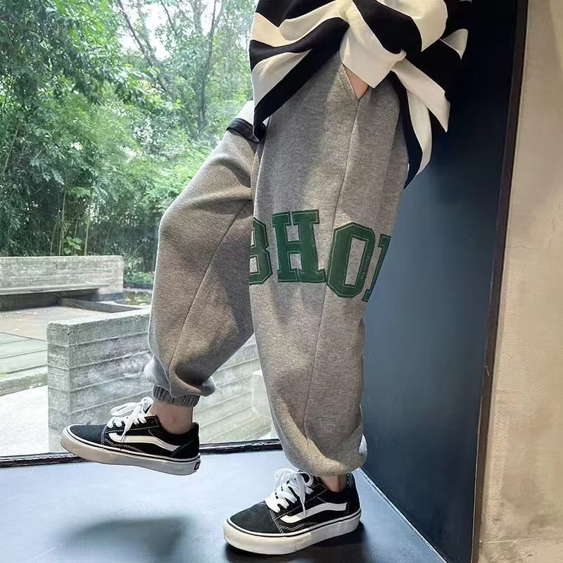 Quần thể thao BXPB thắt dây phong cách Hàn Quốc mới thời trang dành cho bé trai 3-15 tuổi