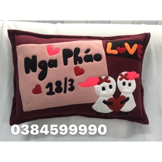 Gối handmade tặng người thương ngày valentine