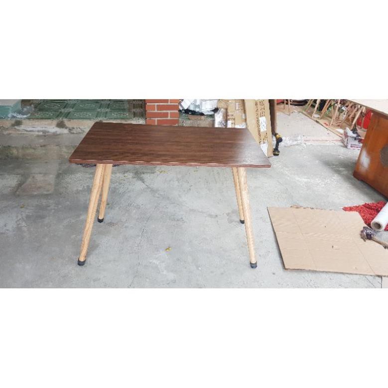 [Mã LIFEBKA5 giảm 10% tối đa 1 Triệu đơn 500k] bàn học bàn ăn chân gỗ tần bì 60×80cm cao 74cm
