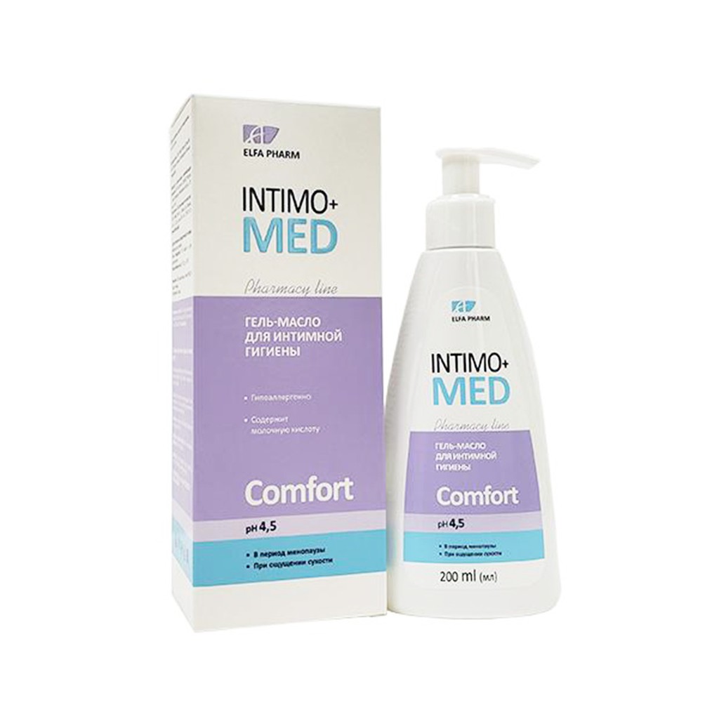 Dung dịch vệ sinh phụ nữ dạng gel Comfort Intimo+Med 200ml
