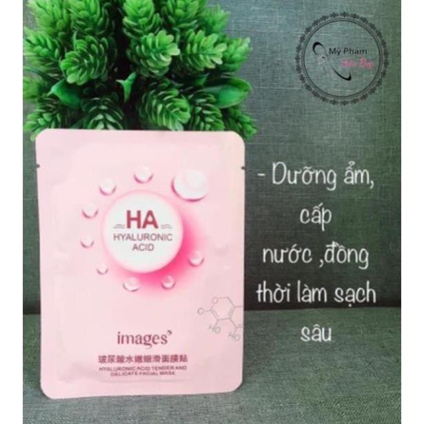 Mặt nạ giấy dưỡng trắng da HA Images dưỡng da cấp ẩm thải độc | BigBuy360 - bigbuy360.vn