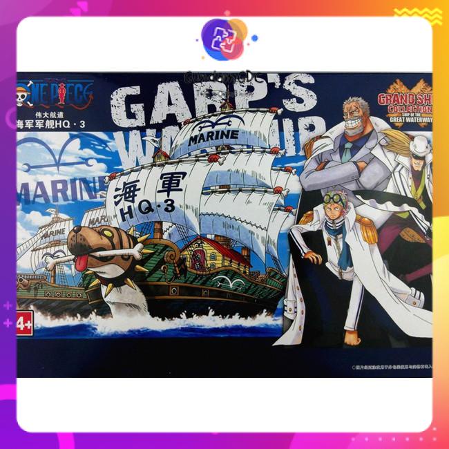 Mô hình lắp ráp tàu Garps Warship One Piece 08