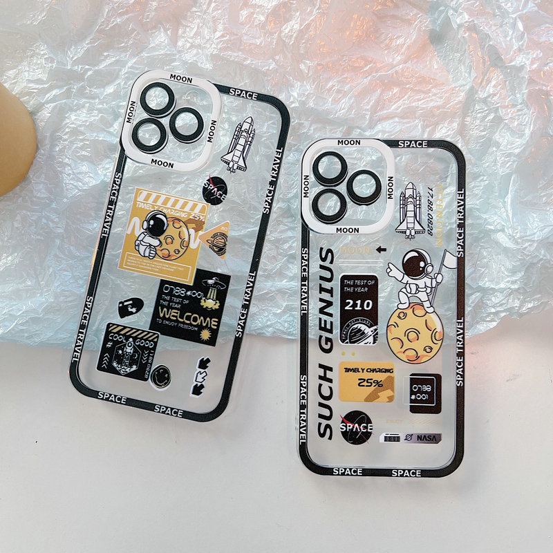 Ốp Điện Thoại Mềm Hình Phi Hành Gia Cho Xiaomi Redmi Note 11 11S 4G 10C 10 9S 9 8 7 6 7A 6A S2 9T 9A 9C Poco X3 NFC GT F3 F2 M3 M4 Pro 5G 4G