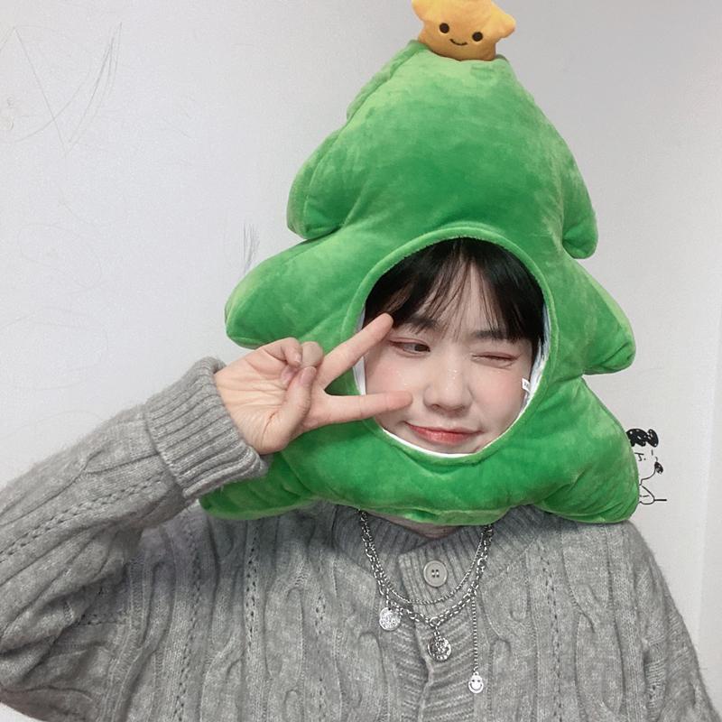 Mũ Đội Hình Cô Gái / Cây Thông / Trái Tim Dễ Thương Vui Nhộn Kiểu Nhật Hàn Làm Quà Tặng Giáng Sinh / Chụp Ảnh