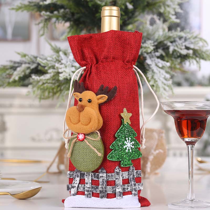 Vỏ bọc chai rượu champagne có dây rút phong cách cổ điển