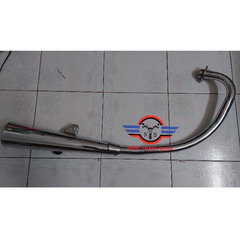 Cây pô zin GN125 chính hãng Suzuki gắn cho GN125-2F rất đẹp - NTS - ngocthanh_shop