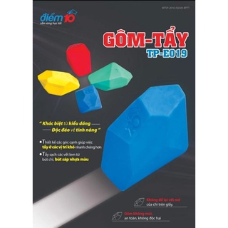 [ Chính hãng ] Gôm tẩy xóa chì Điểm 10 TP-E019 ( 1 cục / túi ) hàng có kiểm tra chất lượng và an toàn