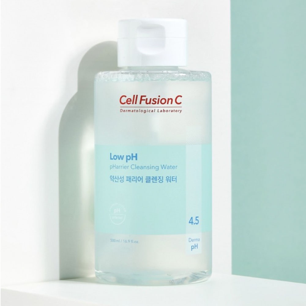 Nước Rửa Mặt Cấp Ẩm Cân Bằng Ph Da Cell Fusion C Low Ph Pharrier Cleansing Water 500ml