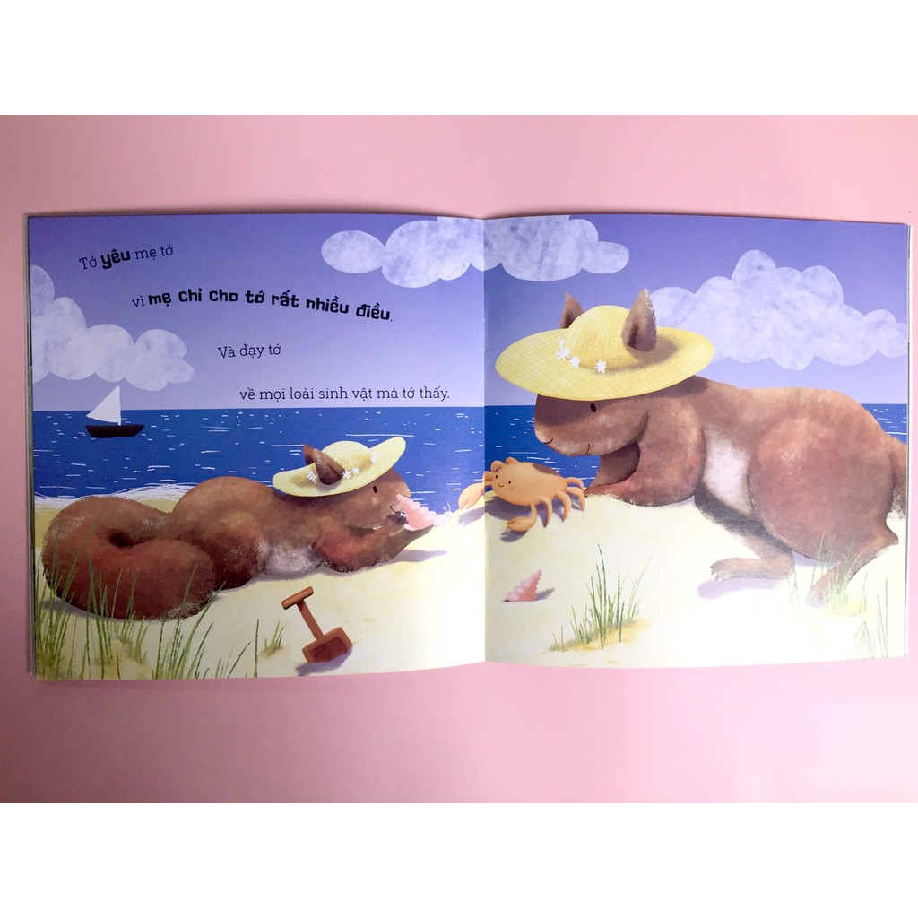 Sách - Bộ I Love - Tớ Yêu Bố Tớ; Tớ Yêu Mẹ Tớ; Mẹ Yêu Con Hơn Cả; Cẩn Thận, Bé Con; Mơ Đẹp Nhé, Mẹ Yêu Con - Từ 2-6 tuổi