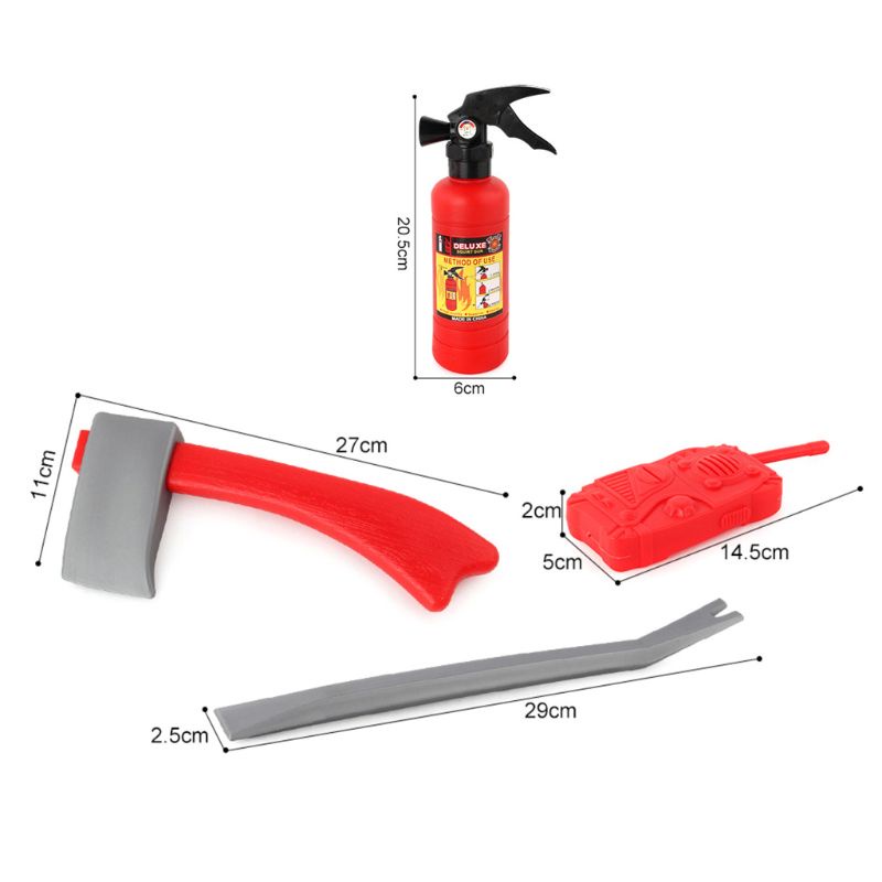 Set 4 Món Đồ Chơi Lính Cứu Hỏa Cho Bé