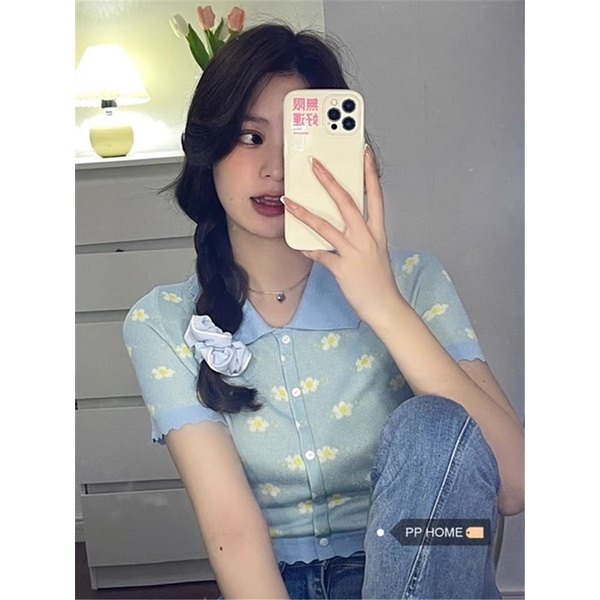 ORDER ÁO CROPTOP HOA QUẢNG CHÂU