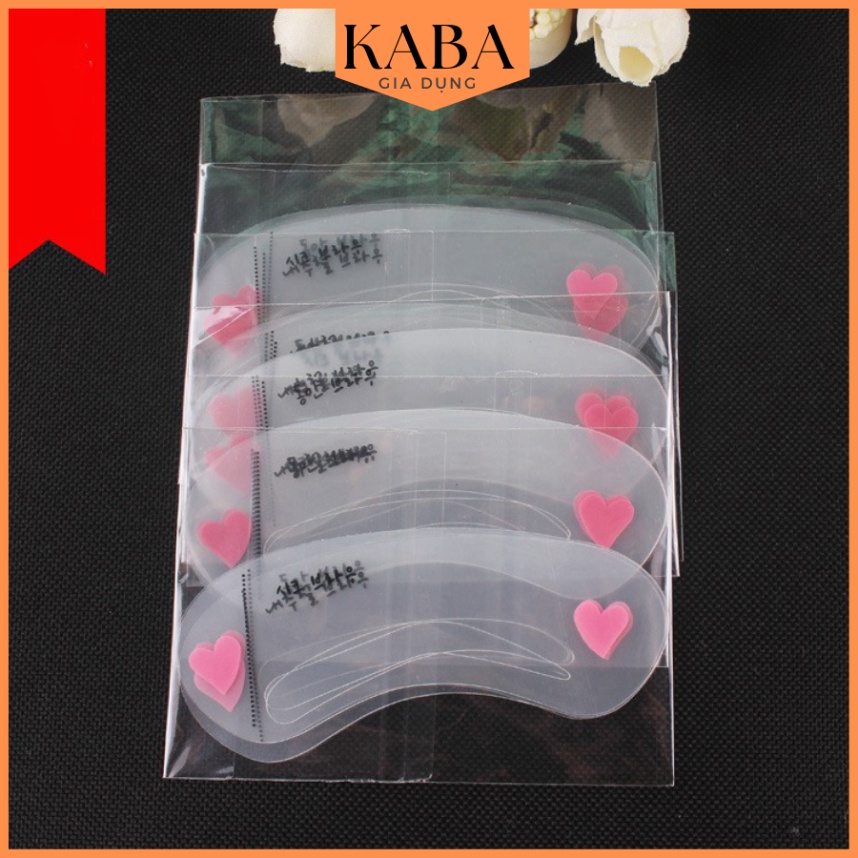 Bộ 3 Khuôn Kẻ Lông Mày Tiện Dụng Chất Lượng Cao KABA