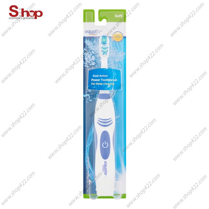 Bàn Chải Đánh Răng Pin Equate Dual Action