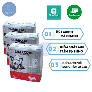 Tã lót vệ sinh than hoạt tính khử mùi Charcoal cho chó mèo