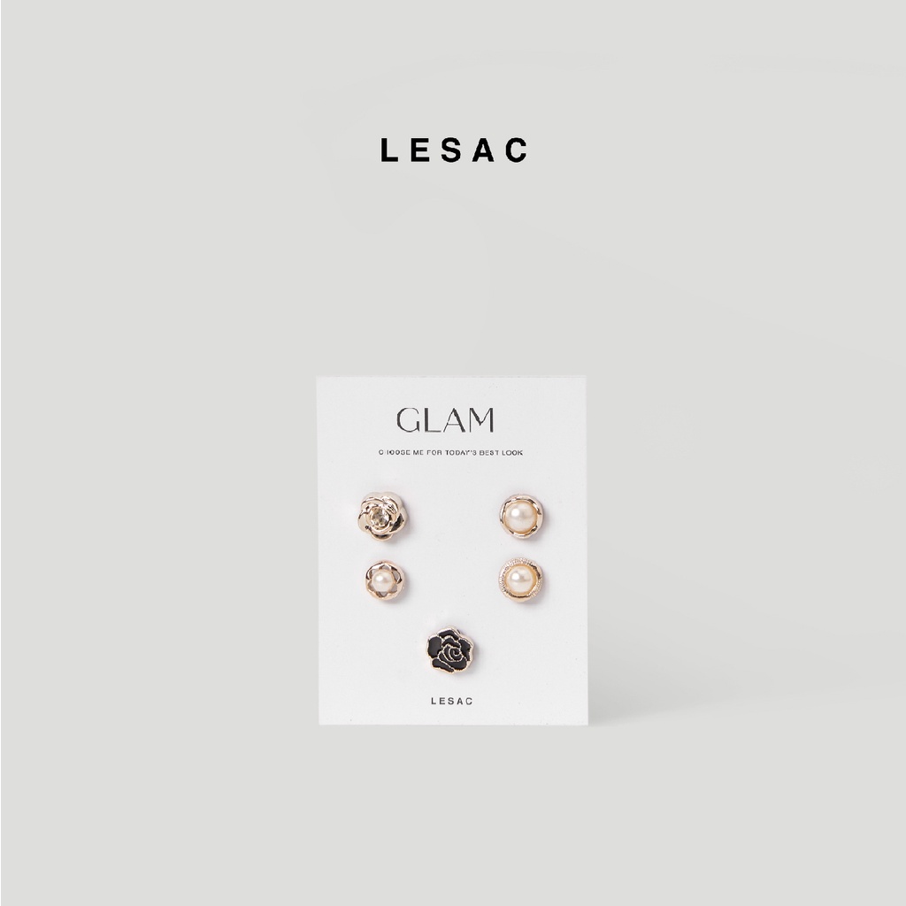 Set pin cài túi LESAC GLAM