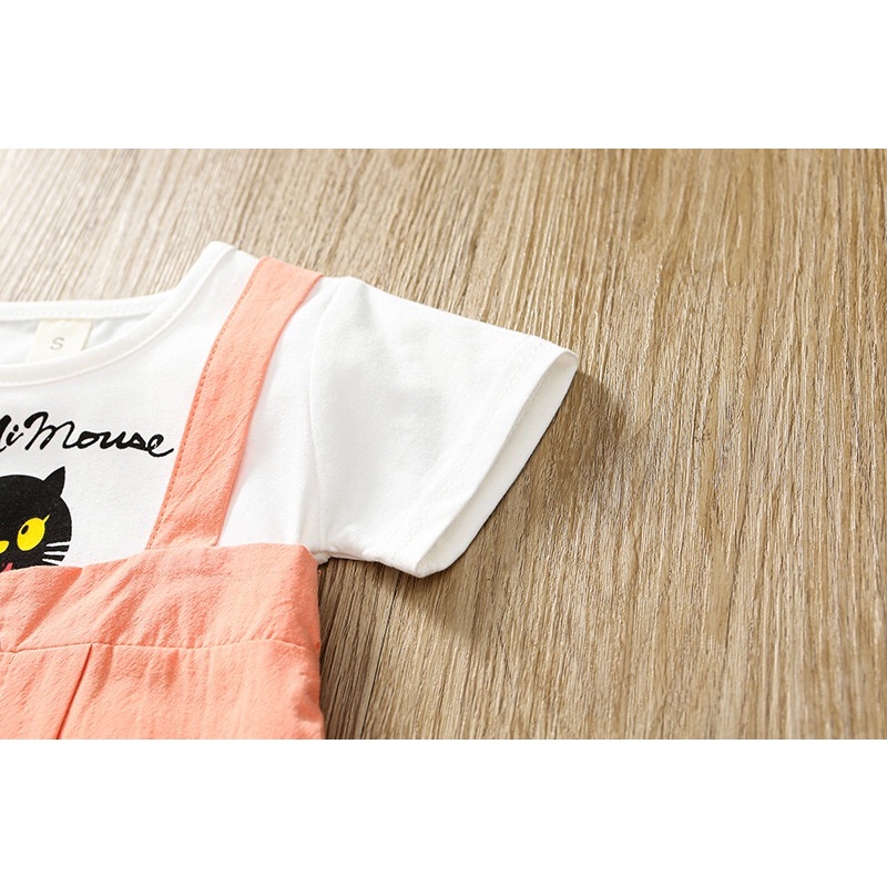 Váy bé gái cotton mát lịm size 0-3t