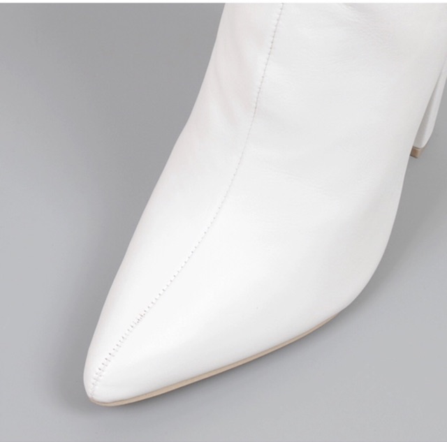 Boots trắng cổ ngắn . Hàng xuất UK | BigBuy360 - bigbuy360.vn