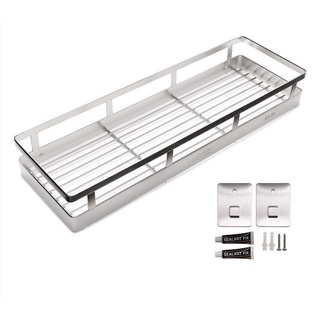 Kệ gia vị Inox 304 Nanichino 30cm-40cm-50cm dán tường có sẵn keo sealant fix
