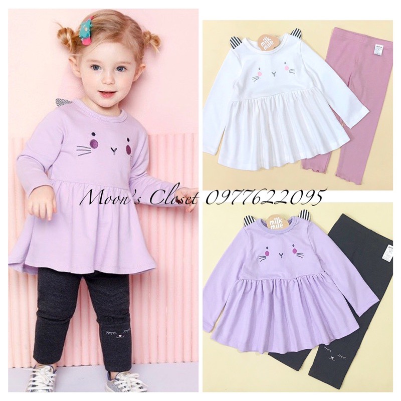 Bộ Milkmile xuất dư size 80-140 (1-7y)