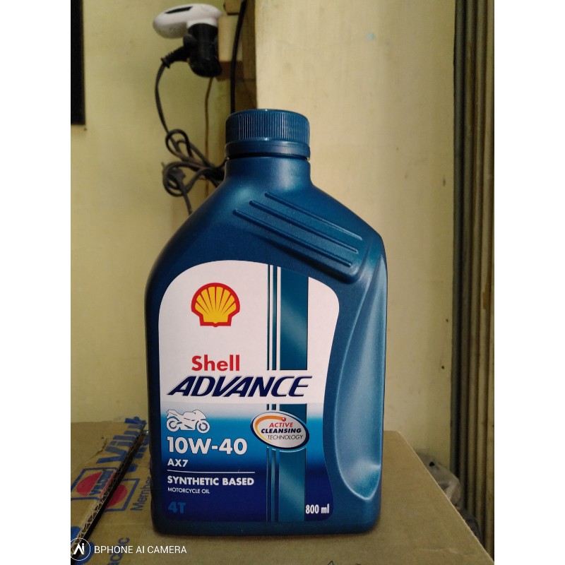 Dầu nhớt xe máy Shell Advance AX7 10w40 (800ml)