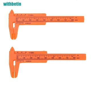 1 cây thước đo bằng nhựa mini 80mm mới
