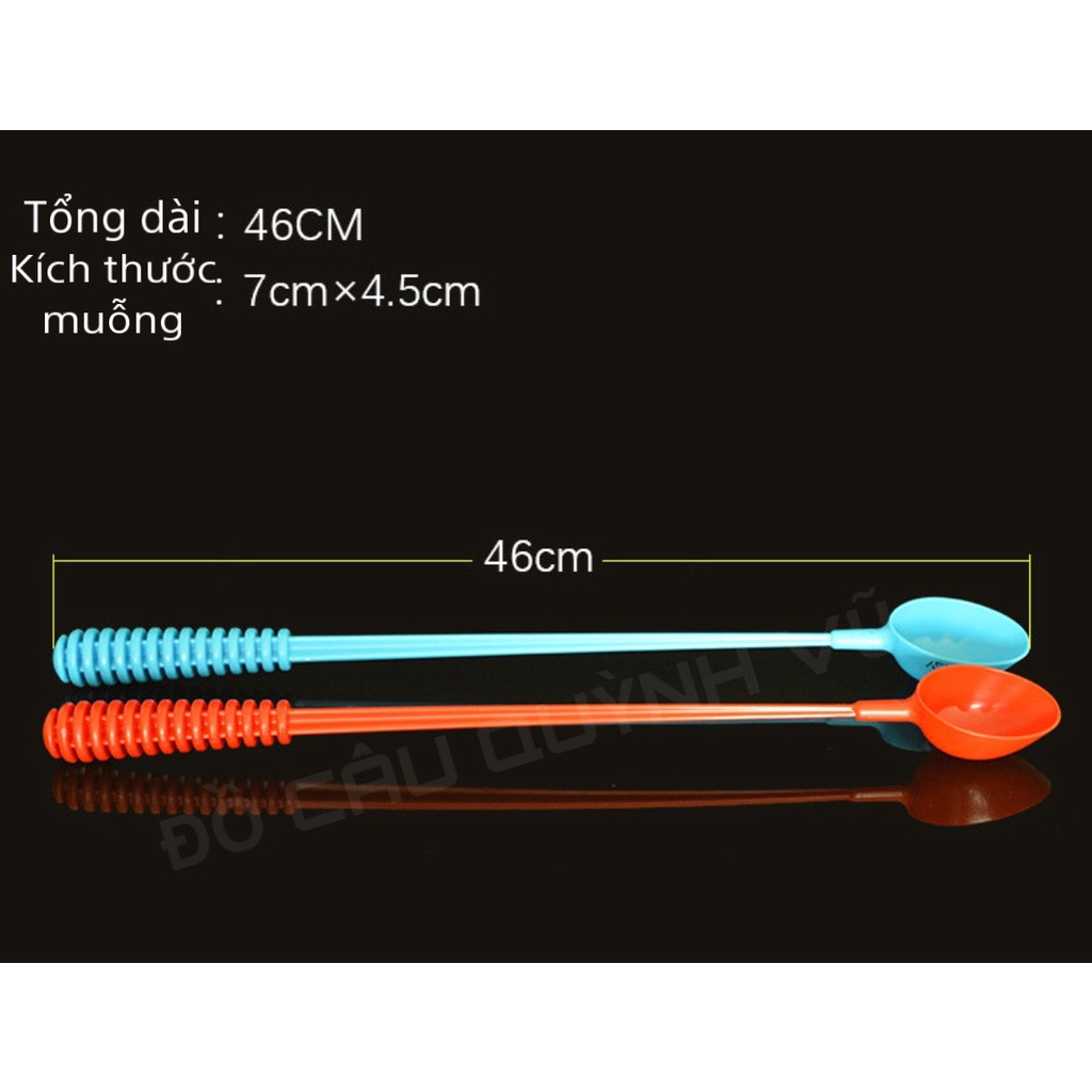 Muôi vẩy mồi kèm cán, Vẩy mồi câu cá, dụng cụ câu cá chuyên nghiệp
