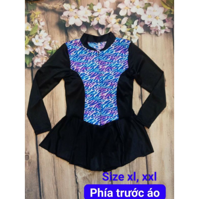 ĐỒ BƠI TAY DÀI NỮ KÍN ĐÁO HỌA TIẾT XINH XẮN THỜI TRANG | BigBuy360 - bigbuy360.vn