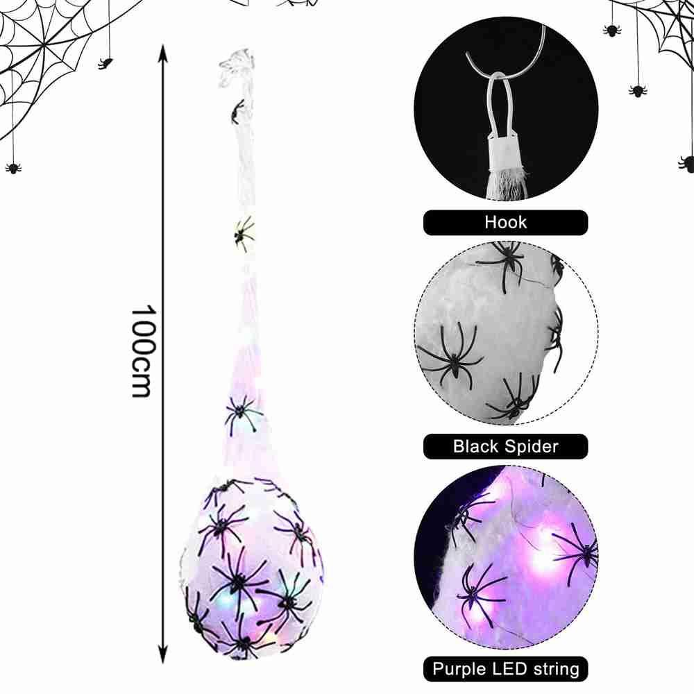 Đèn LED Hình Quả Trứng Nhện Phát Sáng Độc Đáo