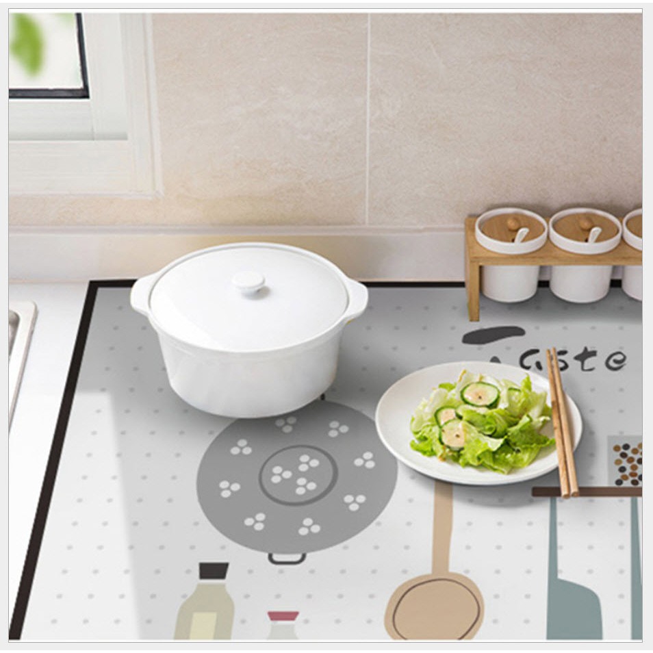 [HCM] Giấy dán tường nhà bếp, miếng dán bếp chống bắn dầu mỡ, chịu nhiệt cao, giúp trang trí bếp KT 60x90, 60x100