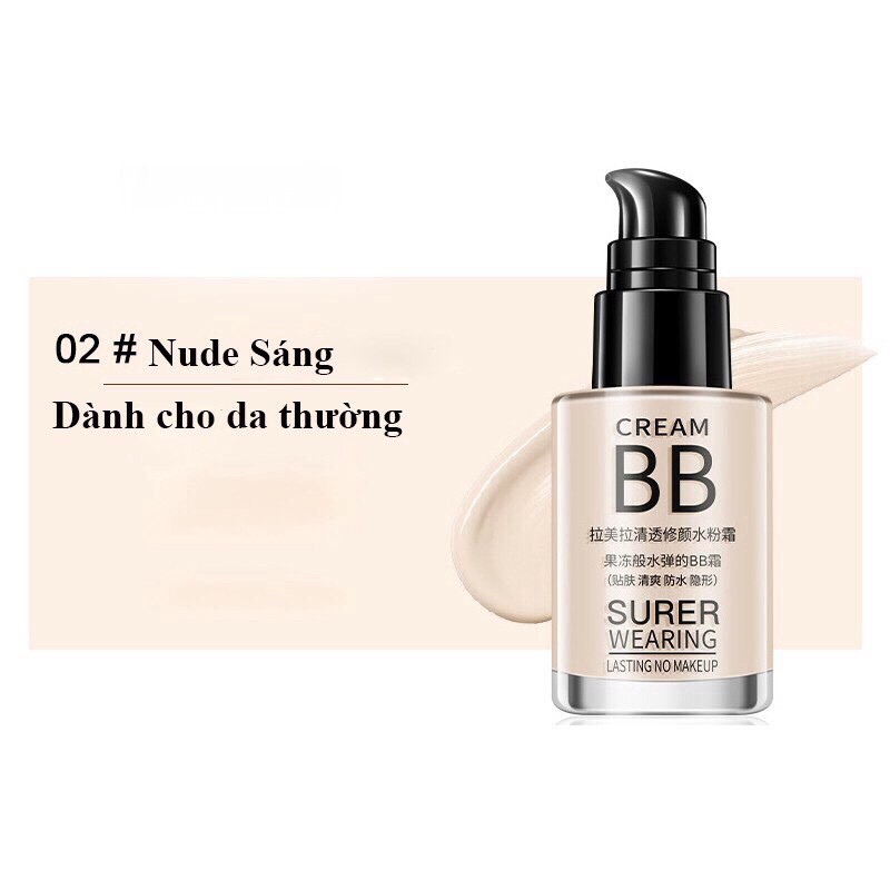 Kem Nền Lameila Kem nền Che Khuyết Điểm BB Cream Super Wearing 30ml Kiềm Dầu, Lâu Trôi | BigBuy360 - bigbuy360.vn