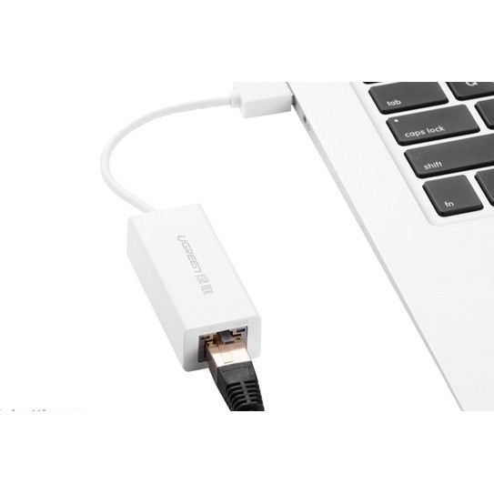 Cáp chuyển USB 3.0 to Lan hỗ trợ 10/100/1000 Mbps chính hãng Ugreen UG-20255