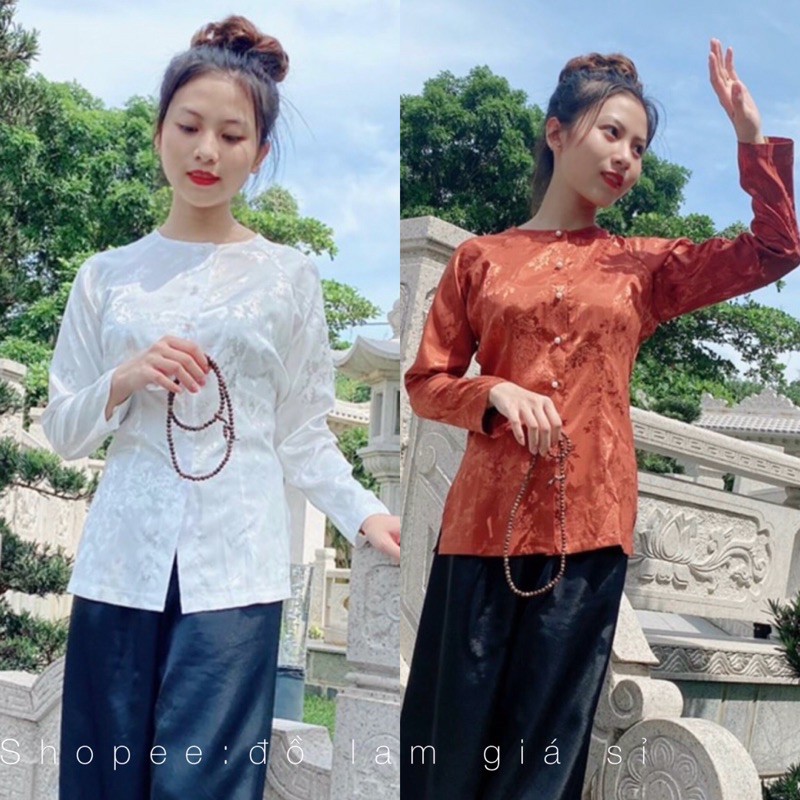 [ Mã FAMAYWA2 giảm 10K đơn 50K] ĐỒ LAM ĐI CHÙA # BÀ BA GẤM