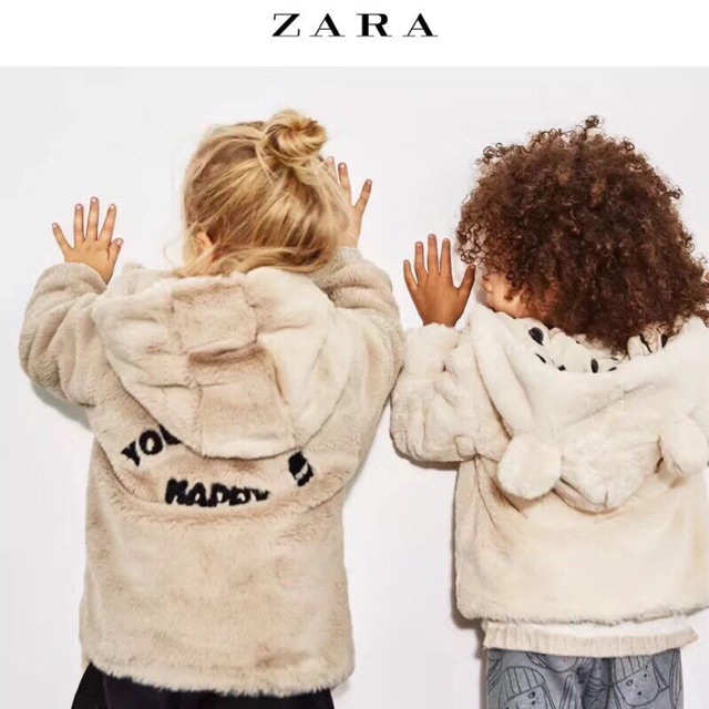 Hàng sỉ-Áo khoác lông thỏ Zara