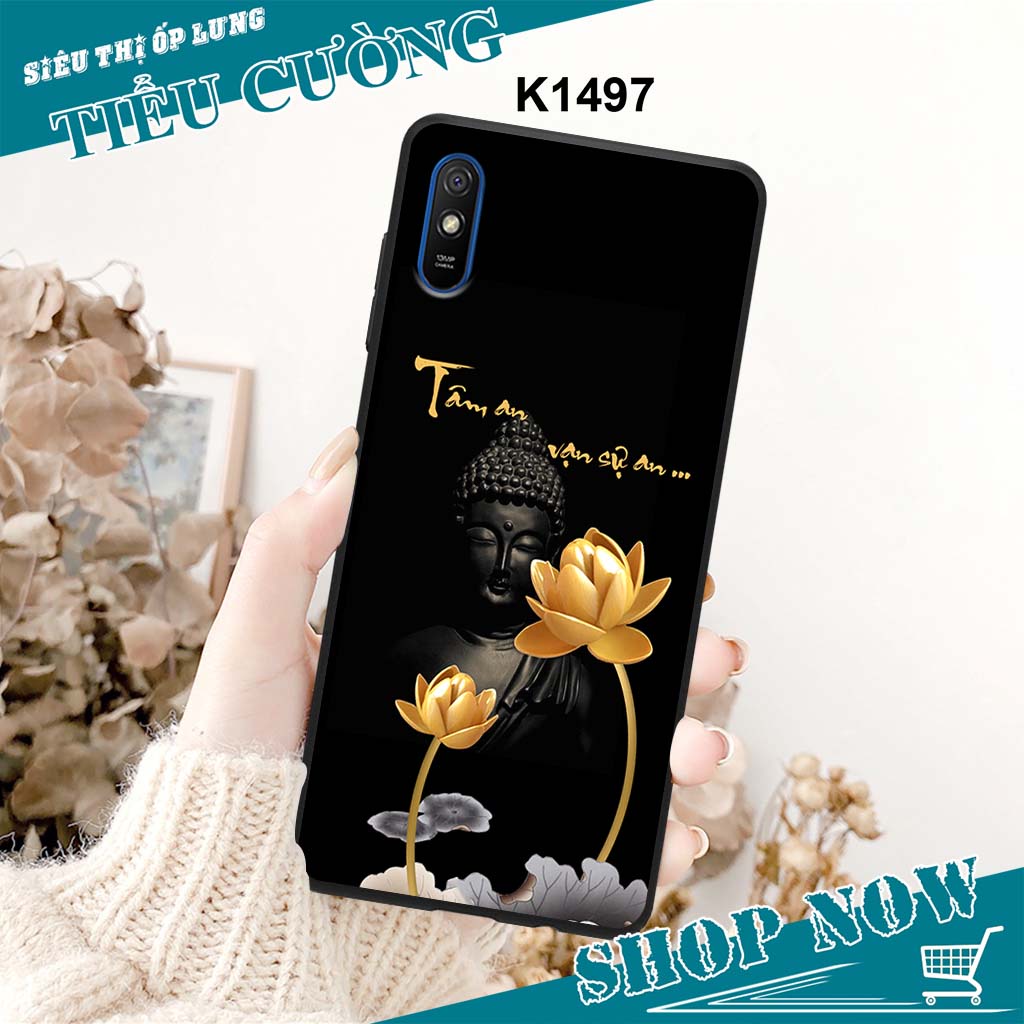 Ốp Xiaomi REDMI 9A in hình thời trang thư pháp RẺ BỀN ĐẸP