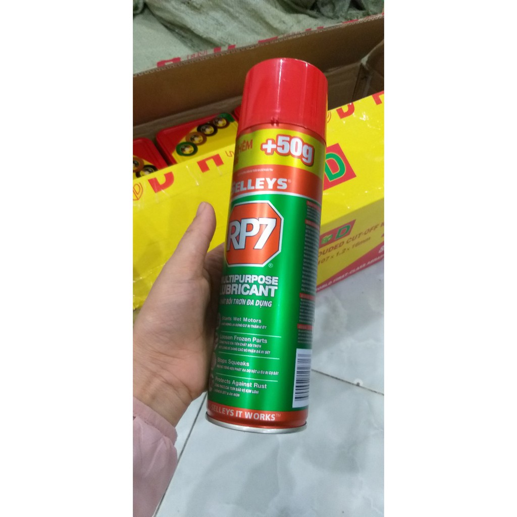Combo 5 chai BÌNH XỊT,CHAI XỊT  RP7 XỊT CHỐNG RỈ SÉT 350g