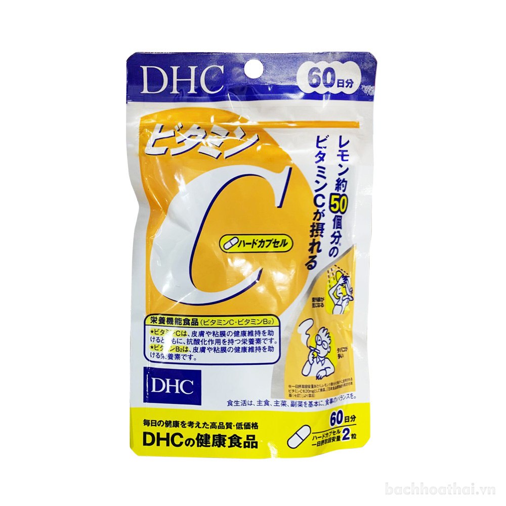 vıên uốnǥ vıtamın C 1000mg DHC 6 Days Nhật Bản