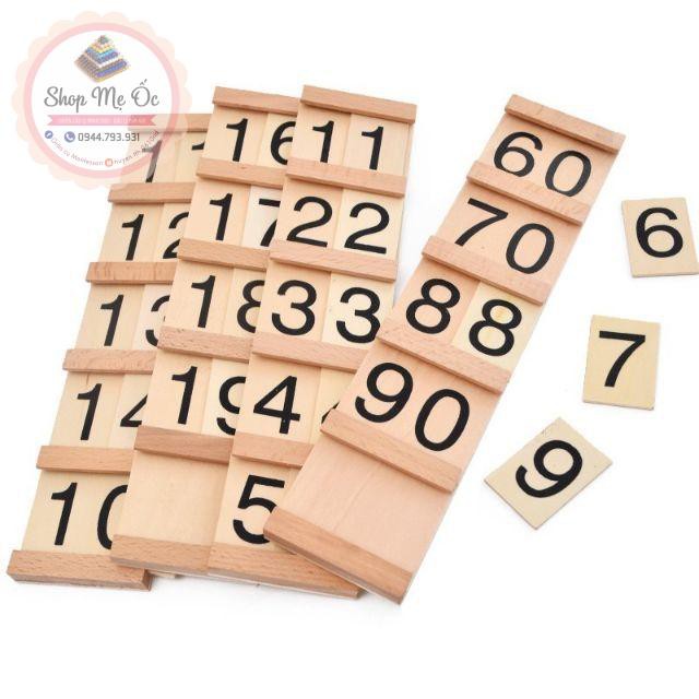 Giáo cụ Montessori - Bộ hàng chục (Sẵn)
