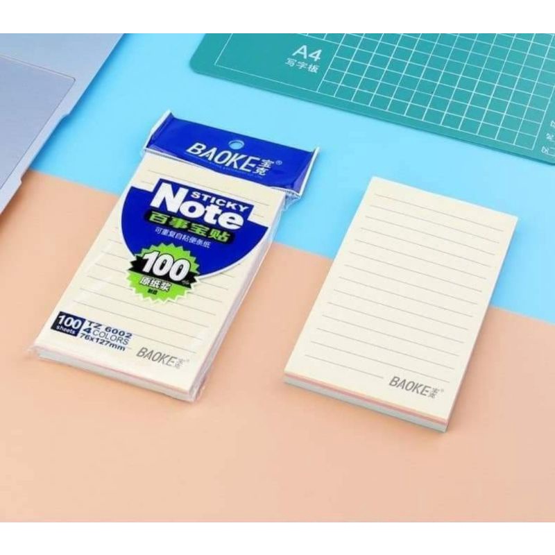 Giấy note có dòng kẻ Baoke