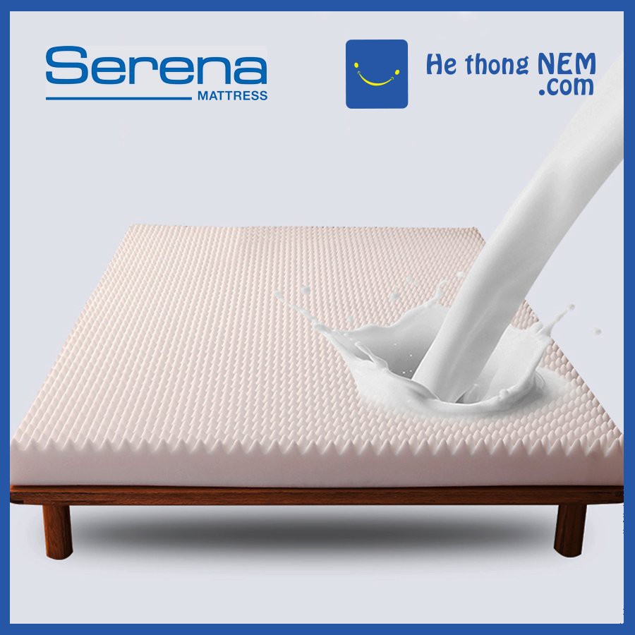 Nệm Cao Su Non Massage SERENA Chính Hãng Đệm Mát Xa Nệm Ngủ Chống Đau Lưng Cao Cấp
