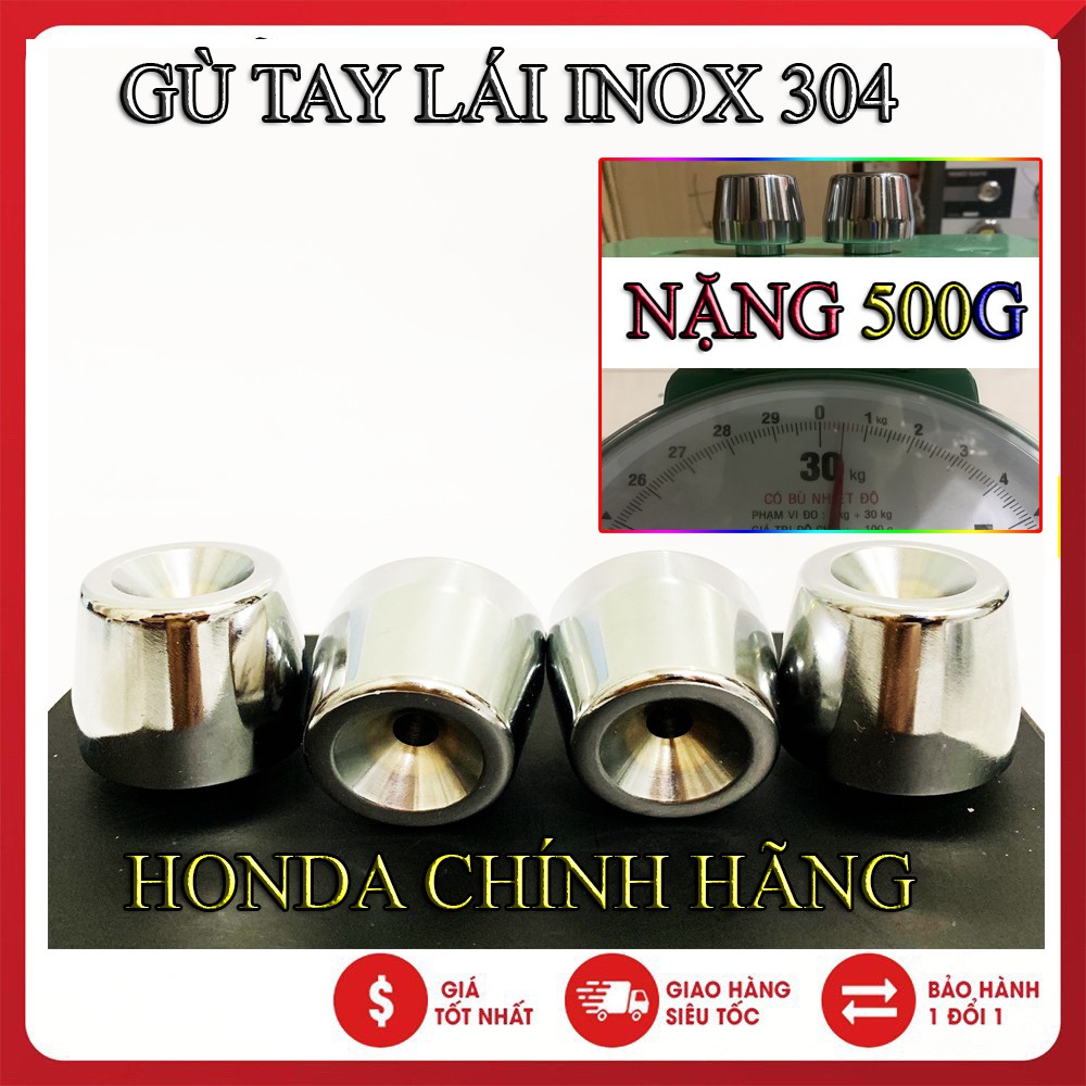 GÙ CHỐNG RUNG TAY LÁI XE MÁY 304 HONDA CHÍNH HÃNG CHO SH , PCX – GIÁ 1 CẶP