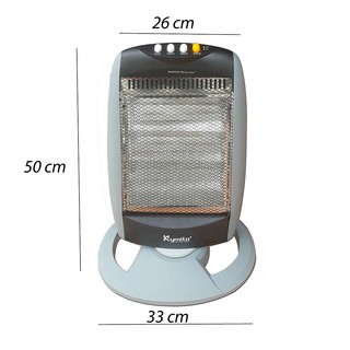 Máy sưởi 3 bóng halogen Kymito KSH1205 - 1200W