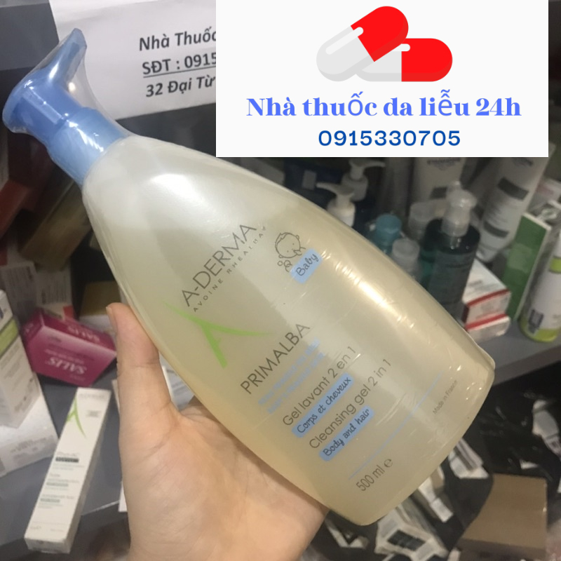 SỮA TẮM GỘI CHO BÉ ADERMA Primalba 500ml