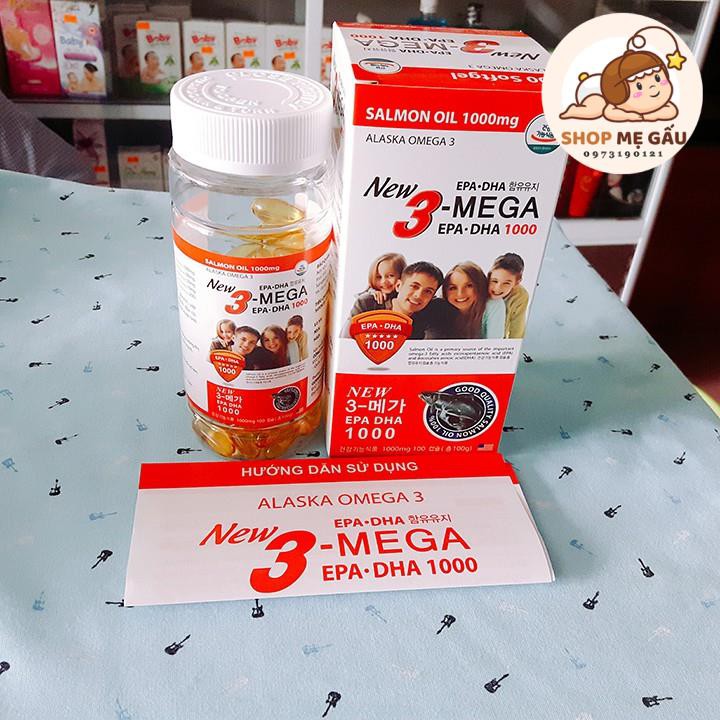 Viên uống bổ mắt New 3 Mega hộp 100 viên | Thế Giới Skin Care