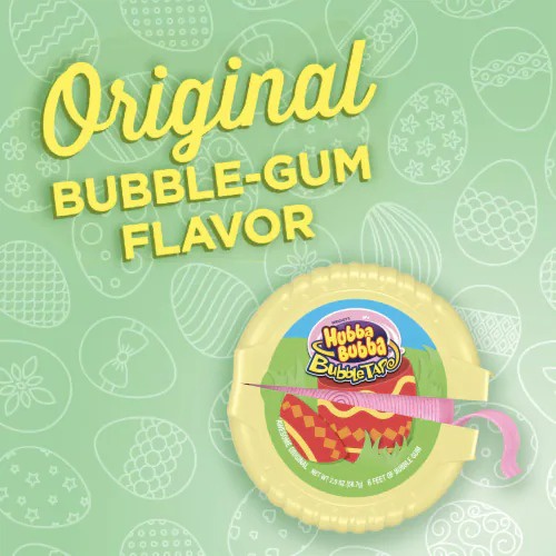 Hubba Bubba Bubble Tape Awesome Original Easter Kẹo Gum Cuộn Siêu Dài Siêu Mềm Mịn 56.7g 180cm Hàng Mỹ ShopDify