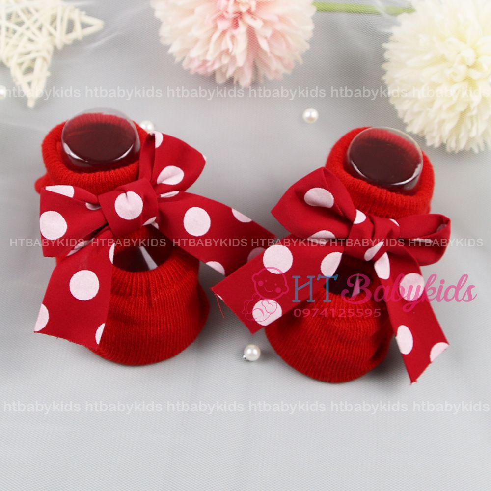Tất Trẻ Em Vớ Cho Bé Sơ Sinh Cotton Đáng Yêu Đi Chơi Tết
