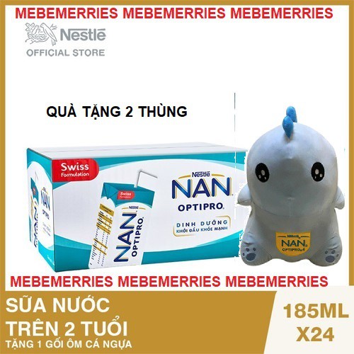 Thùng 24 hộp sữa dinh dưỡng pha sẵn NESTLE NAN RTD OPTIPRO 180ml/hộp