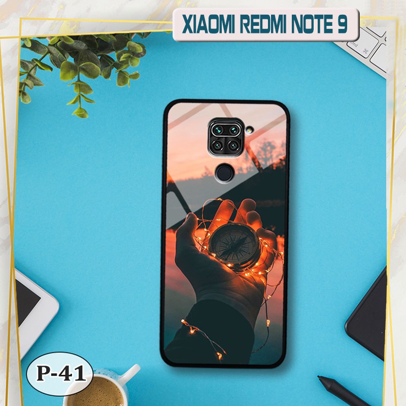 Ốp lưng kính Xiaomi Redmi Note 9- hình 3D