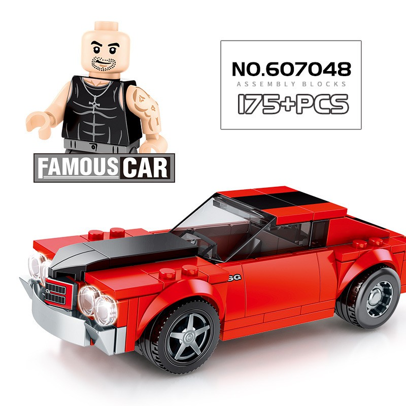 Lego lắp ráp Sembo Block mẫu dòng xe đua No.607001=&gt;607012