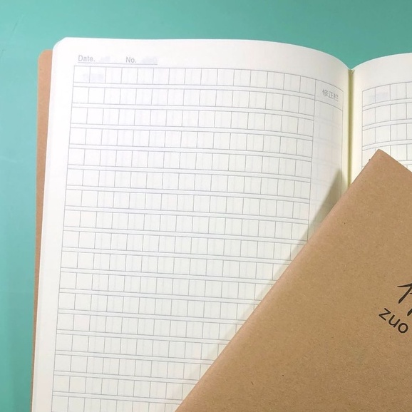 Vở luyện viết chữ hán tiếng Trung Nhật Hàn ô vuông rõ nét giấy đẹp 72 trang tập viết theo ô cho người mới bắt đầu